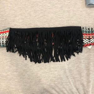 Strapless L space bathing suit top